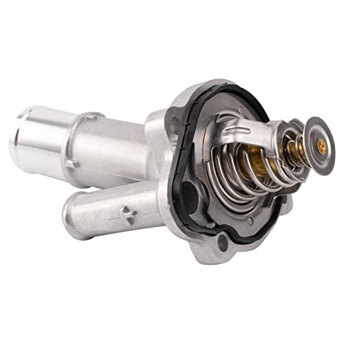 TRQ Thermostat with Housing Assembly Compatible with 20122018 Ford Focus