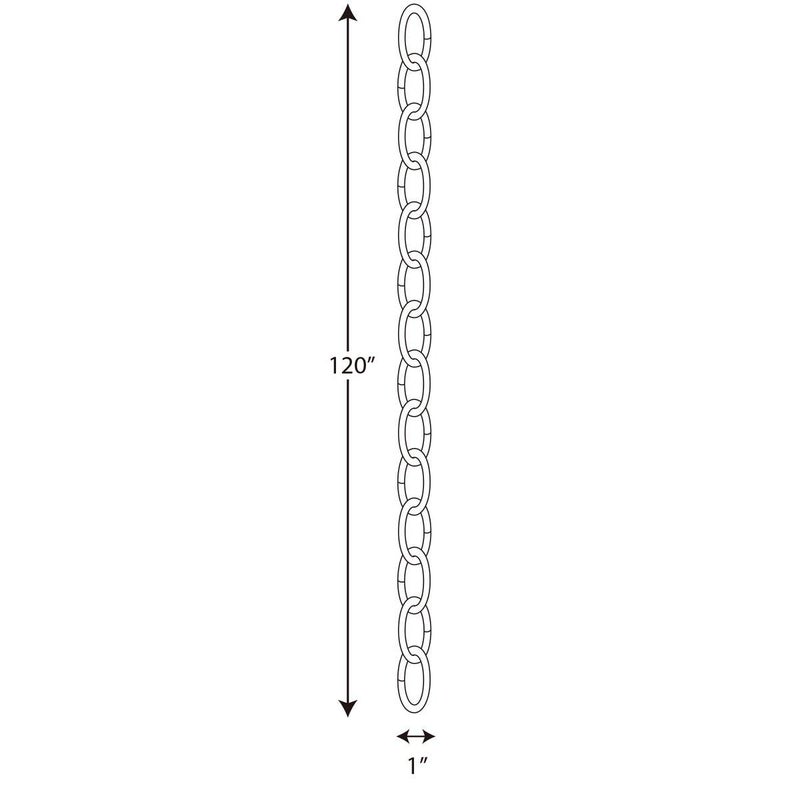 Progress Lighting P8757-09 Chain Accessories, 10-Feet Length, Nickel - Image 2