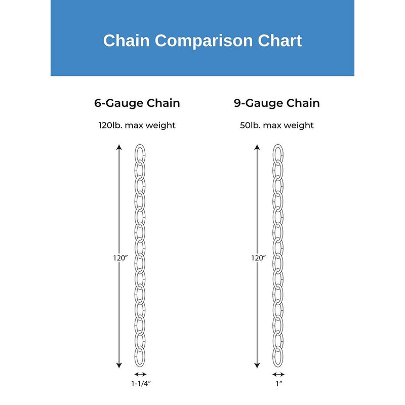 Progress Lighting P8757-09 Chain Accessories, 10-Feet Length, Nickel - Image 5
