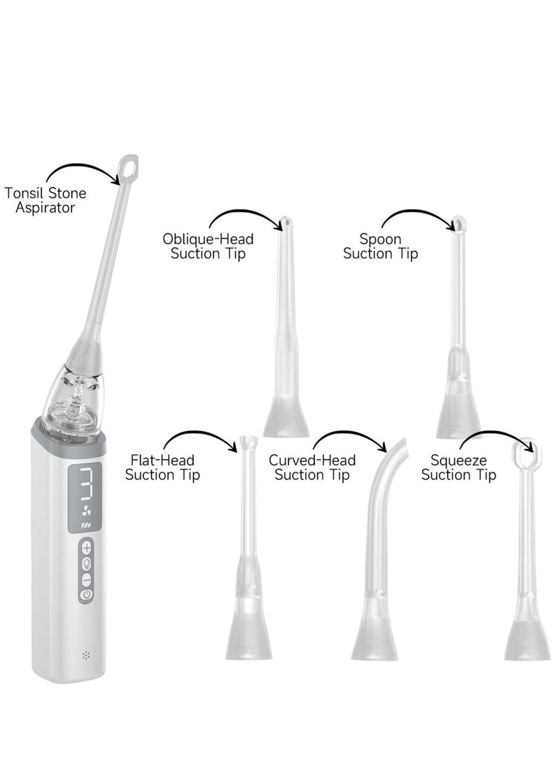 SYOSI Electronic Vacuum Tonsil Stone Remover Kit, 10-in-1 Mouth Cleaning Tool with 5 Suction Modes, Oral Fresh Care for Tonsil Stone Removal  - Image 4