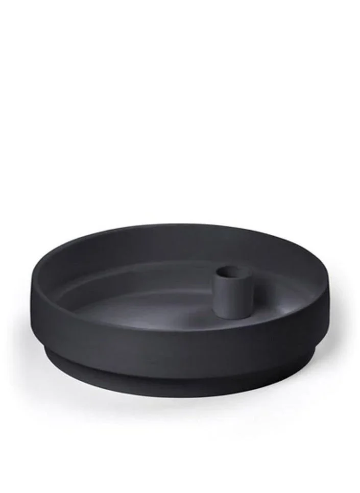 ايري ليفينج Aery Living Orbital Step Black Large Candle Holder