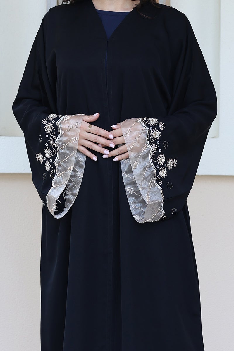 النخبة أناقة خالدة عباية سوداء - Image 2