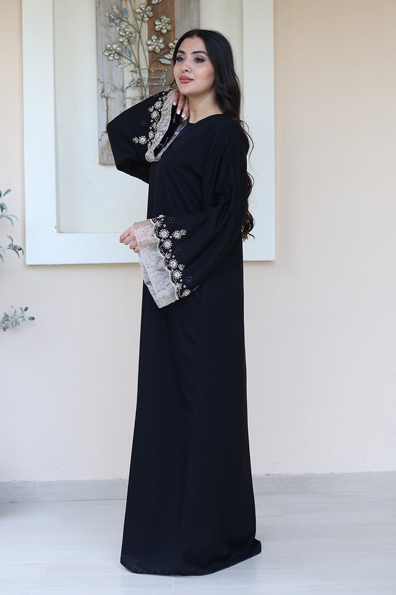 النخبة أناقة خالدة عباية سوداء - Image 3