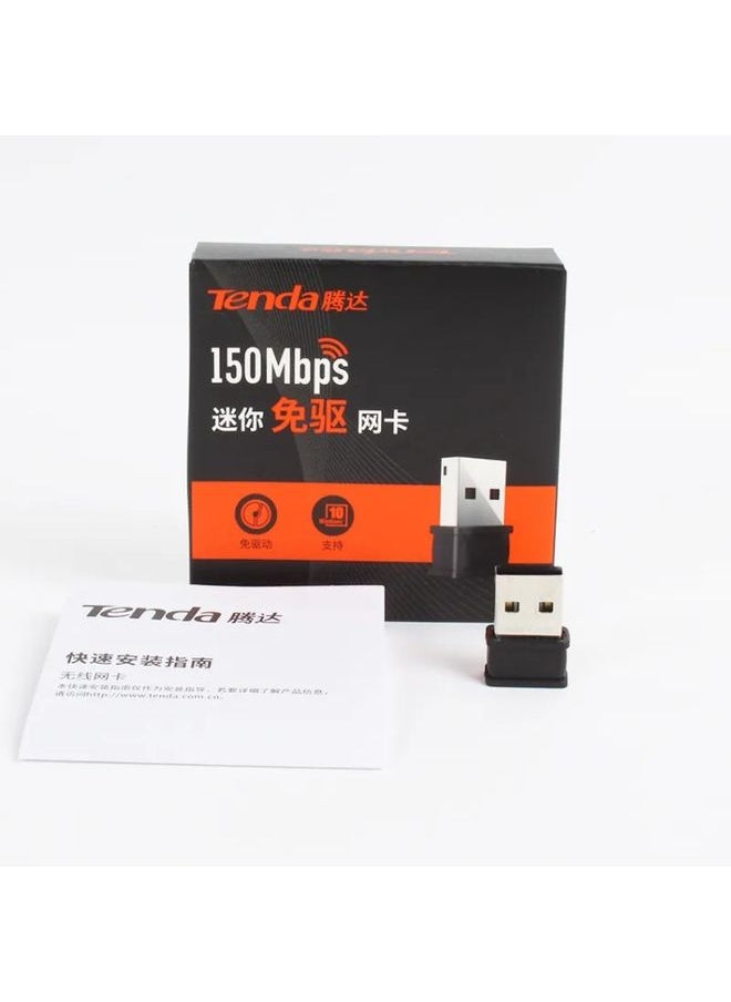 BURAQ - Tenda W311MI Mini USB WiFi Adapter 150Mbps Wireless Ethernet Internet Network Card - Image 1