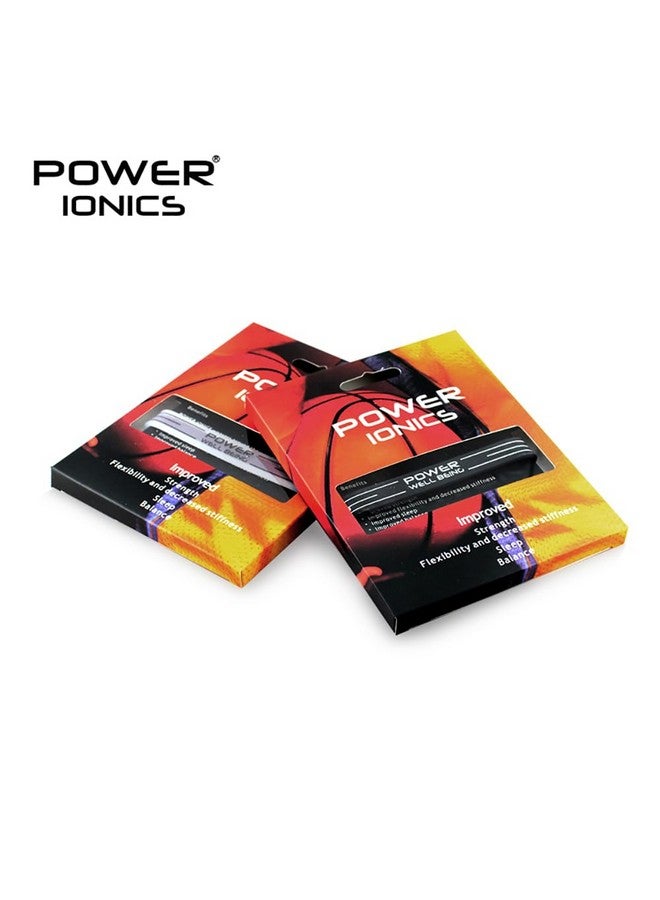 باور أيونيكس أساور توازن Power Ionics للرجال/النساء المصنوعة من السيليكون باللونين الأسود/الأزرق، مقاس 9.45 بوصة، 5 فتحات للتعديل، تناسب مقاس المعصم من 6 إلى 9 بوصات، صندوق هدايا  - Image 5