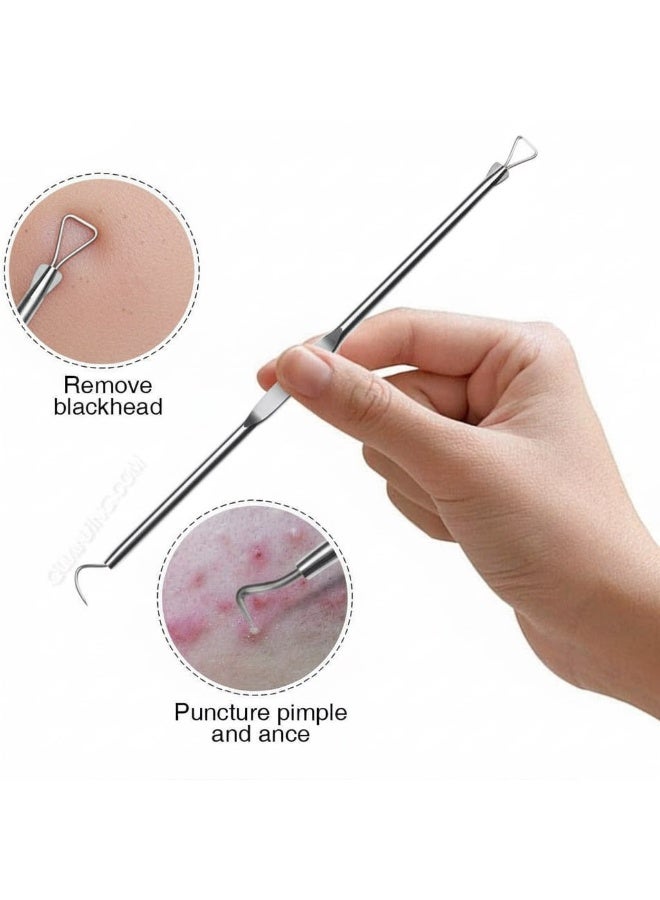 4Pc Stainless Steel Extractor Blackhead Remover - Image 4