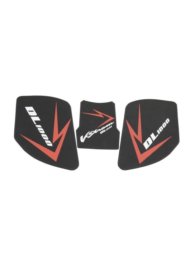 NIBEMINENT 3-Piece Protector Tank Pad Sticker For Suzuki V-STROM DL1000 (2017-2019) - Image 1