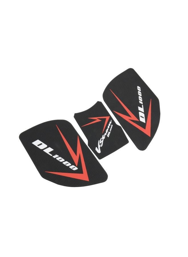 NIBEMINENT 3-Piece Protector Tank Pad Sticker For Suzuki V-STROM DL1000 (2017-2019) - Image 2