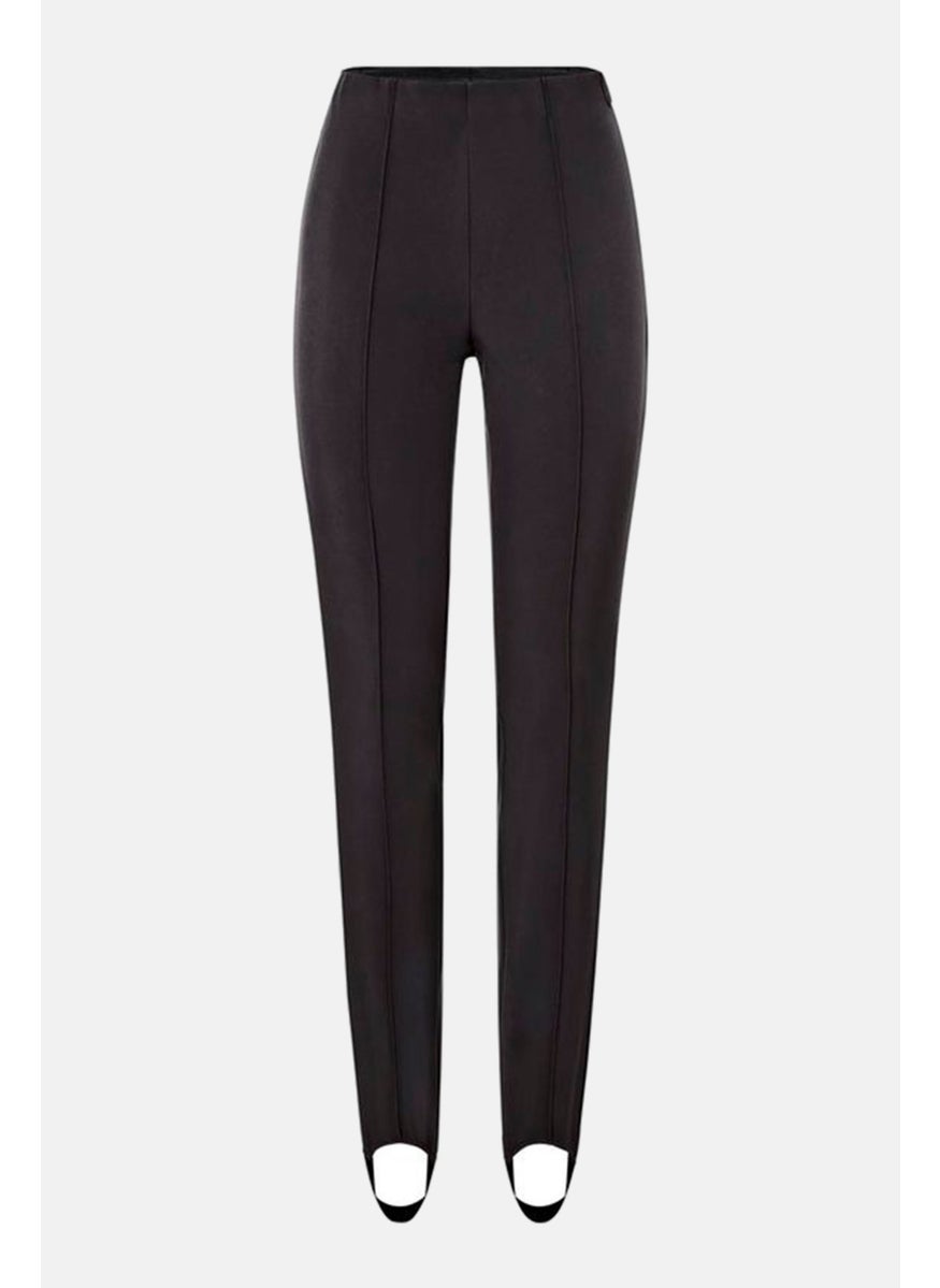 Tchibo - Women Tight Fit Solid Soft Shell Ski Pants, Black - Image 1