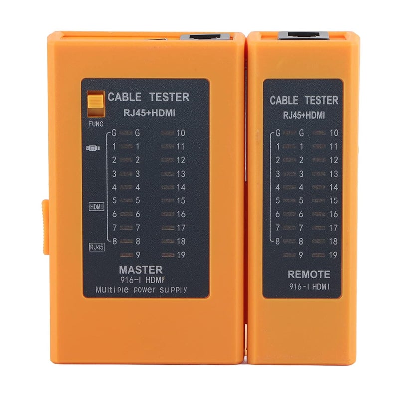 Network Cable Tester RJ45 HDMI Ethernet Phone Coaxial Wire Line Finder ABS Protective Case - Image 1