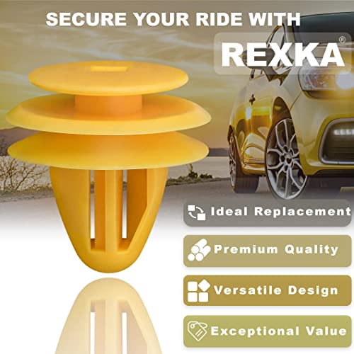 Rexka ركسكا 30 قطعة 8 مم ثقب باب تريم بانل ريتاينر كليب مثبت متوافق مع هيونداي كيا 82315-38000 - Image 4