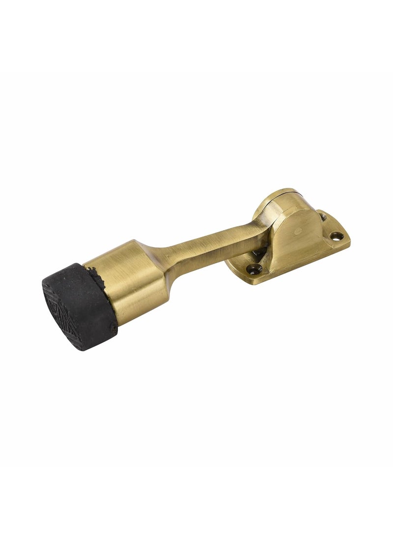 Generic Metal Grower 5 inch Aluminium Material Door Stoppers Rubber Powerful Working with ScrewDoor Stopper to Stop Door for All Door HomeOfficeHotelAntique Finish DS101BA106  - Image 4