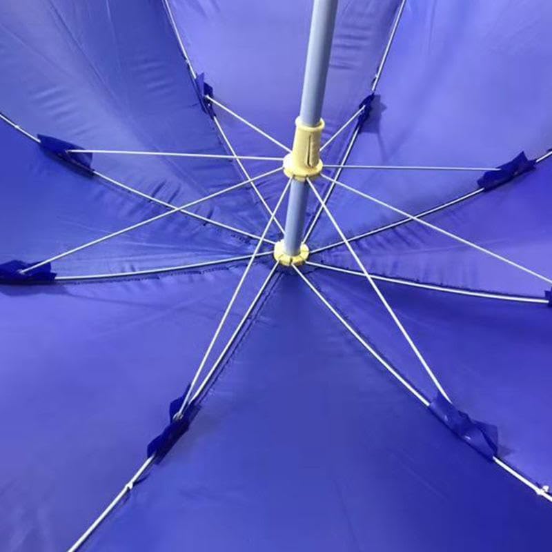 RAINPOPSON RAINPOPSON Outdoor Garden Umbrella With Stand Big Size Patio Garden Umbrella Blue 7Ft  - Image 5