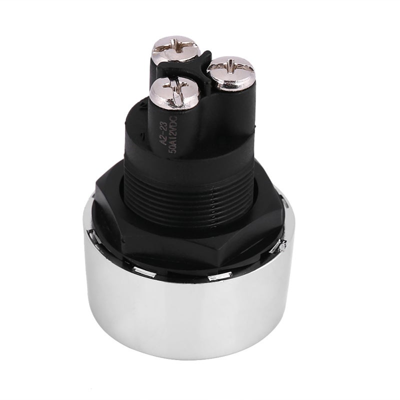 12V-24V 50A Car Vehicle Engine Start Push Button Switch Ignition Starter Blue LED - Image 2