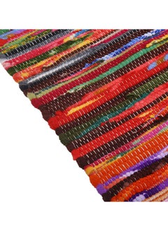 Bazaar Misr Rag Rug Kilim Multicoloured Double Sided Washable 70*200 cm  - Image 4