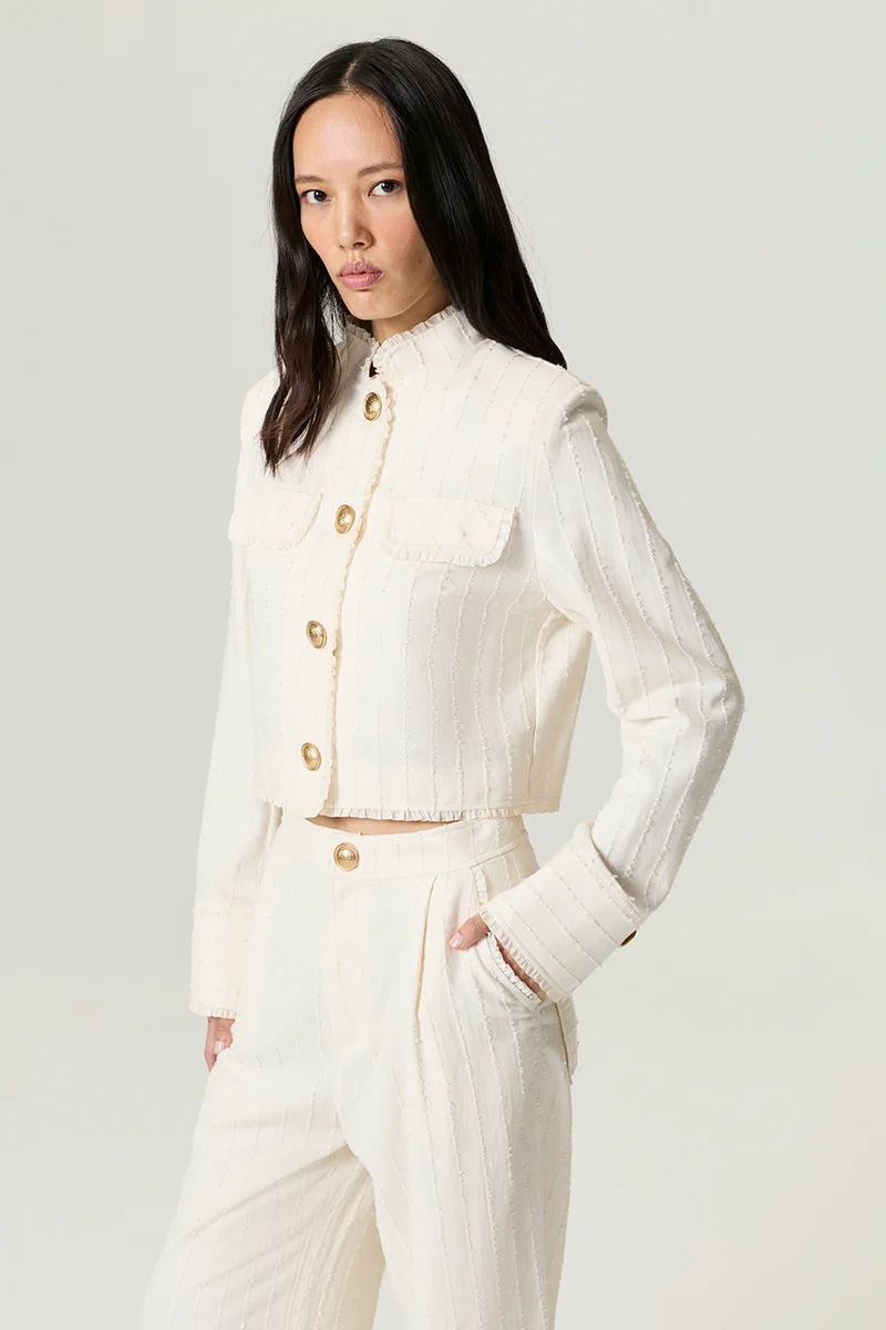 Nocturne Gold-Embellished Utility Jacket