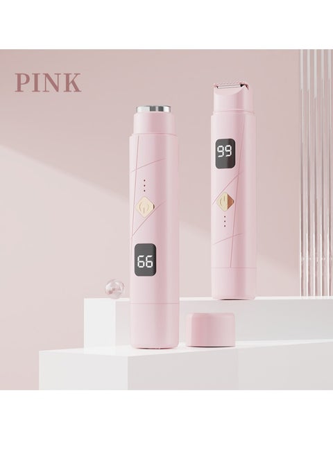 One piece women's pink electric waterproof rechargeable painless hair removal shaver razor armpit hair remover whole body hair removal device (1 piece pink)