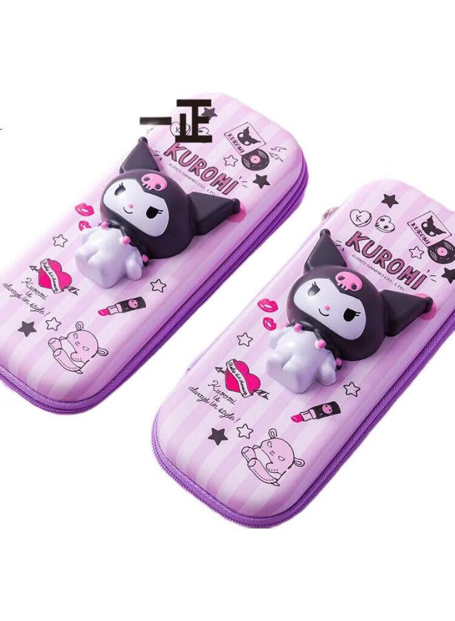 One Is A Stationery Box Pencil Case, Cute Large Capacity 3d Multifunctional Pencil Case, Elementary School Student Pencil Case, Junior High School Supplies, Sanrio Cinnamoroll 8187 - Image 3