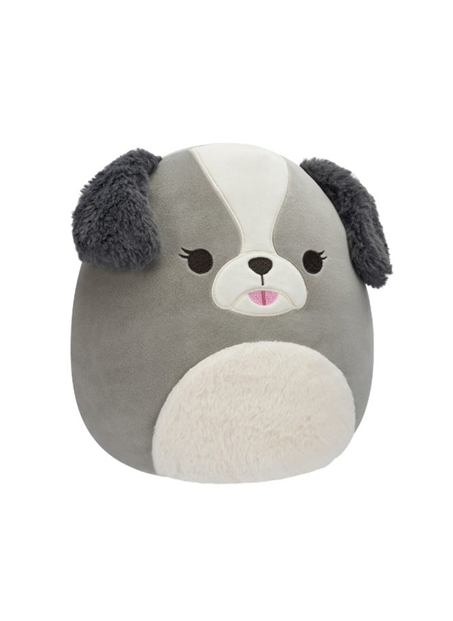 Squishmallows - 12 inch Medium Plush Malu Grey Shih-Tzu , Officially Licensed Kellytoy Plush Toy, Colorful Soft Toy, Gift for Kids, Girls & Boys Washable Squishy Stuff Toy Multicolor All Age - Image 1
