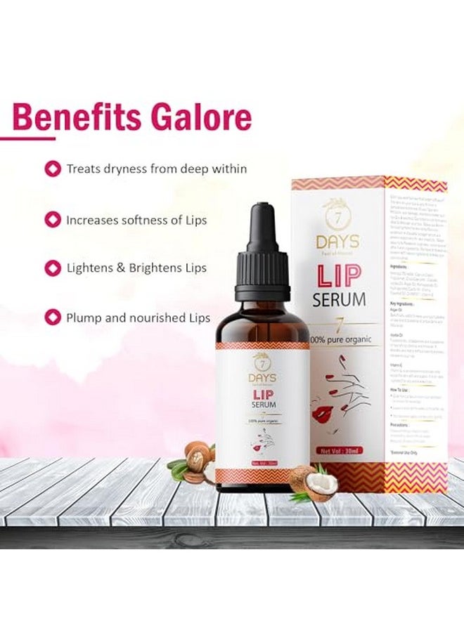7 Days سيروم/بalm/مفتح/مرطب لتفتيح/تبييض/توحيد لون/ترطيب الشفاه، 30مل  - Image 3
