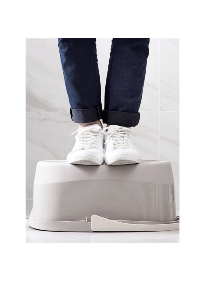 Generic - Mop Cleaning Bucket Rectangular Mop Bucket Flat Mop Household Large Plastic Bucket Car Washing Special Mop Bucket-Color:Upgraded Simple Gray + Floor Cleaner + Housework Gloves - Image 1