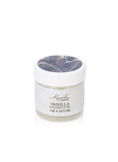 Kuumba Made Kuumba Made Botanically Infused Vanilla Coconut Oil | 1 Ounce | Coconut Oil For Skin | Organic All Over Moisturizer | Nourishing and Gentle On Skin 