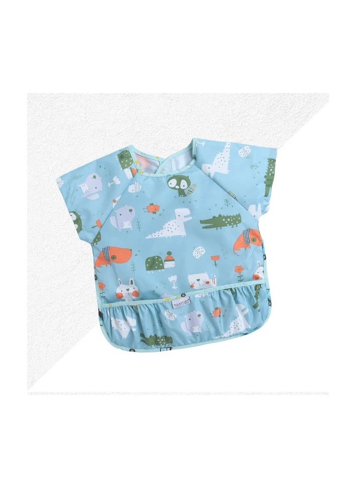 بولكاتوتس مريلة Polka Tots بأكمام نصفية مع جيب - حيوان  - Image 1