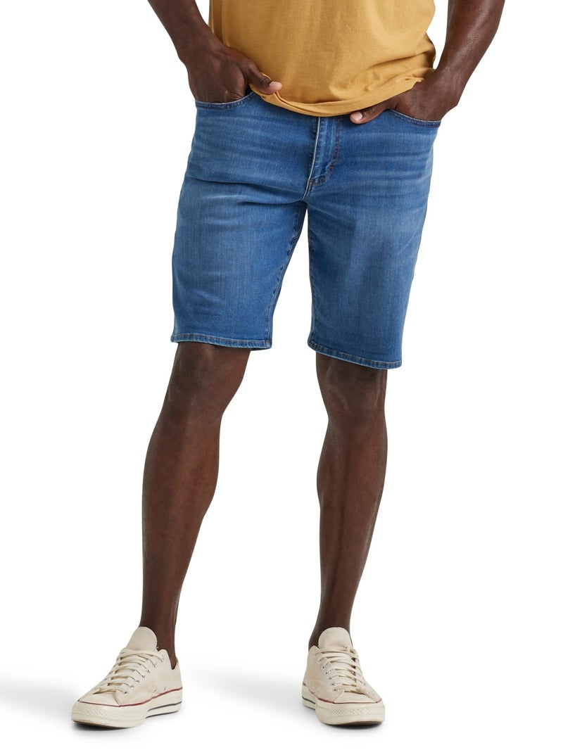 Lee Men's Extreme Motion Five Pocket Denim Short, Blue Rooster, 28 - Image 1