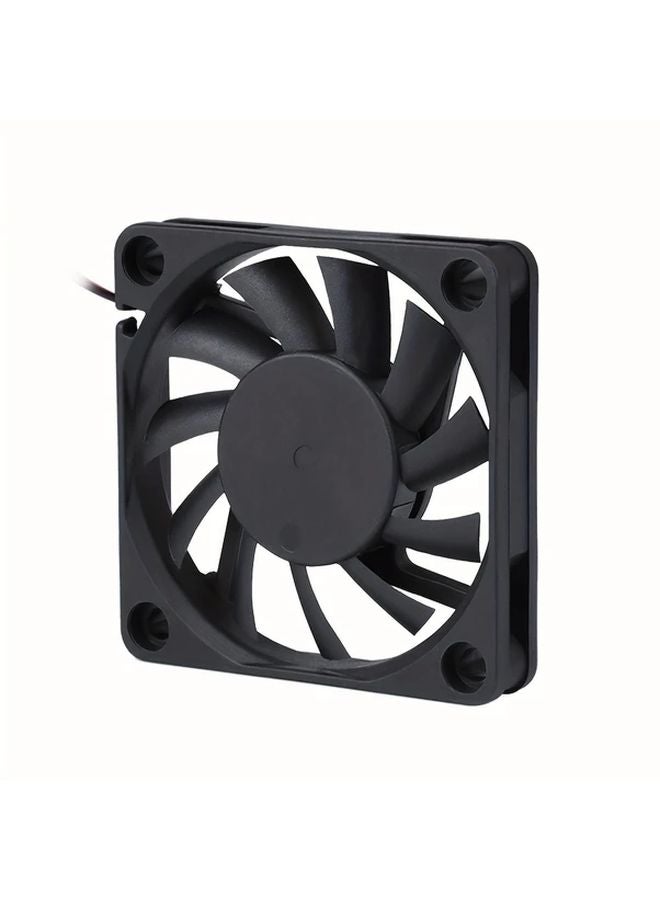 مروحة تبريد USB 5V مقاس 60x60x10مم، تيار مستمر 12V 24V، بوصلة ثنائية الطرف لحواسيب PC - Image 4