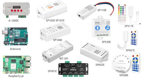 REXTiN® WS2811 Pixels Digital Addressable LED String Lights Waterproof RGB Full Color 12mm DC 12V (DC12V 50pcs) - Image 4
