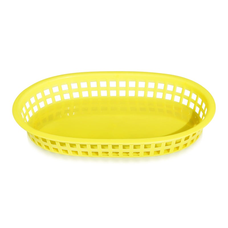 New Star Foodservice 44089 Fast Food Baskets, 10.5 x 7 Inch, Set of 12, Yellow - Image 3