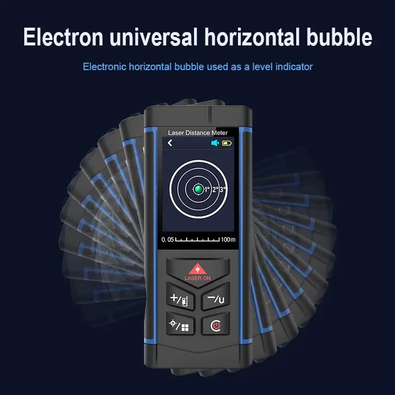 XPR3SS 200 Meter(656 Feet) Camera Assisted 800mAh Rechargeable Outdoor Laser Distance Meter with Angular Measure Range Finder Portable Digital Measuring Device Rangefinder with Camera. (LDM200) - Image 5