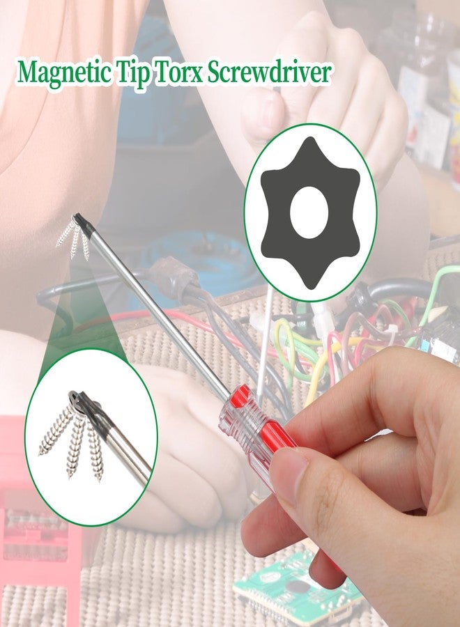 suiwotin T15 Torx Screwdriver, 1pc Torx Security Screwdriver with Magnetic Tip, T15 5mm, 100mm Long - Image 4