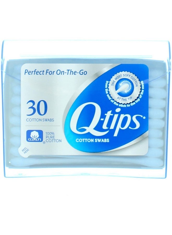 Q-tips Swabs Purse Pack 30 Each (Pack Of 2) - Image 1