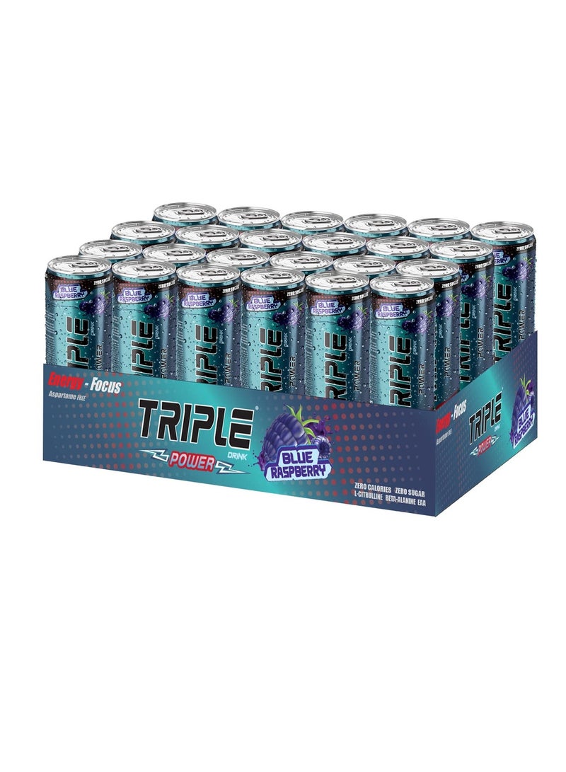Triple Power,Pre-work out,Energy,Blue Raspberry,330ml  - Image 1
