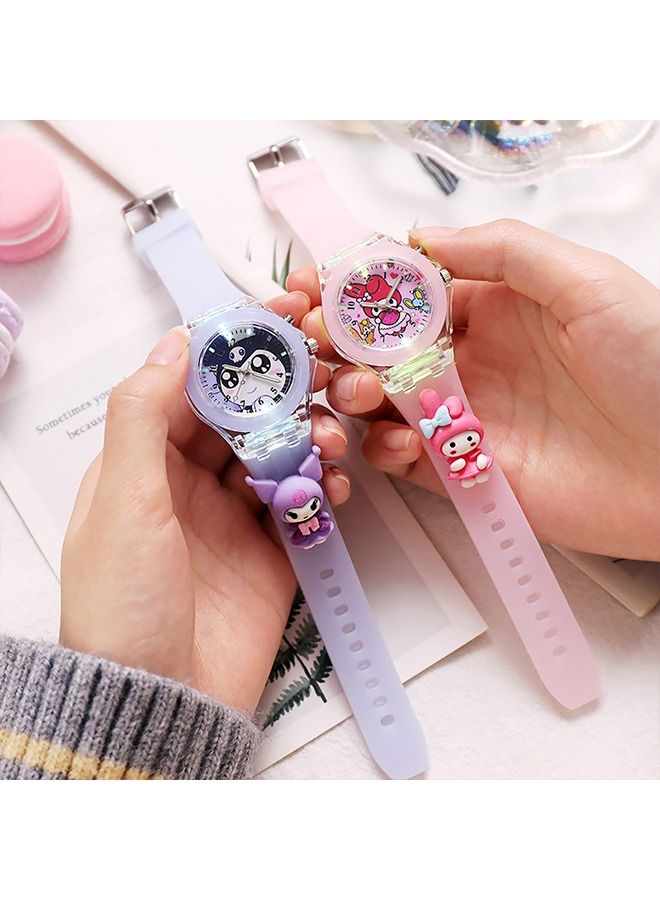 4 Pcs Kids Watches,3D Lovely Cartoon Digital Sport Watch Silicone Wristwatches Best Gift for 3-11 Year Old Girls Boys,Time Teaching Easy to Read Time Clearly at Night  - Image 2