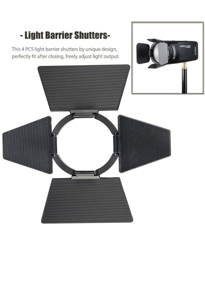 Godox - Godox AK-R1 Flash Accessory Kit – Magnetic Light Modifiers for V1, AD100Pro, AD200Pro with H200R – Round Head Flash Kit for Studio & Photography Lighting - Image 1