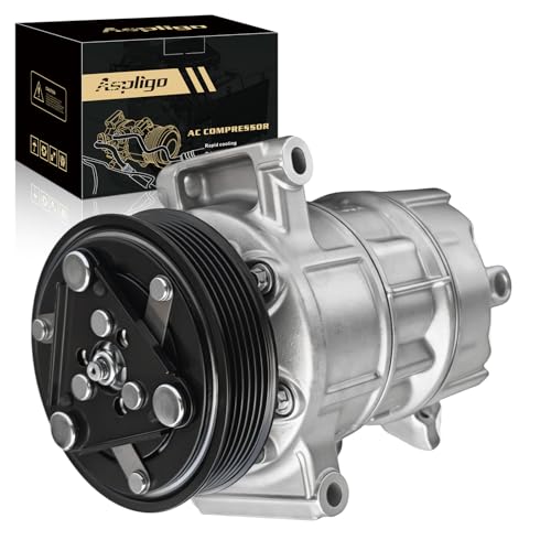 Aspligo Air Conditioner AC Compressor with Clutch Fits for Nissan Sentra 20132019 L4 18L CO 29072C 98585 926003SH0A 926003SH0A 926004FU1A 97585 7513045 20017304717063 7512409 - Image 1