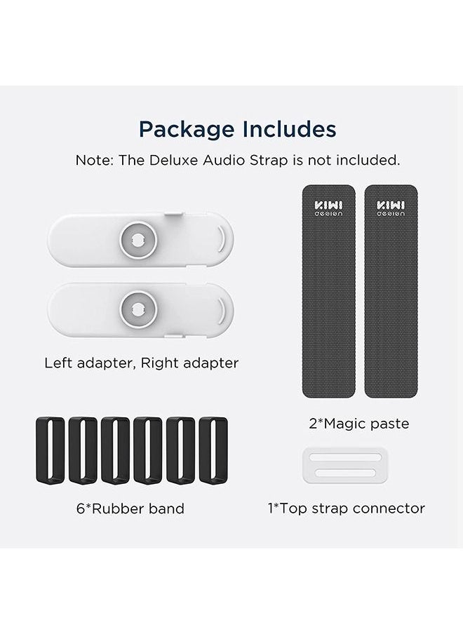 KIWI design Deluxe Audio Strap Adapter Kit for META Quest 2  - Image 2