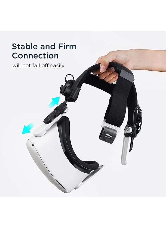 KIWI design Deluxe Audio Strap Adapter Kit for META Quest 2  - Image 5