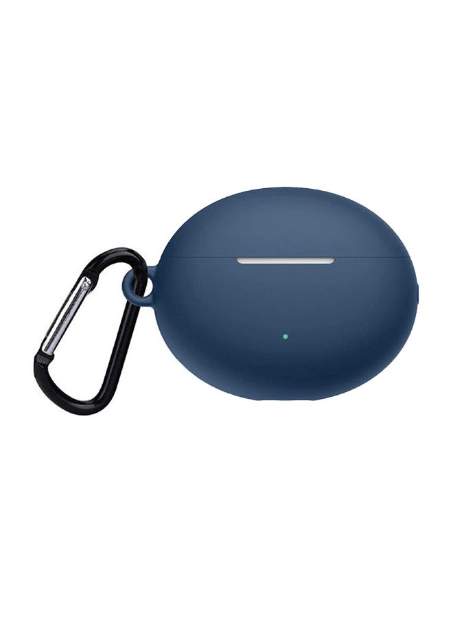 INEIX Soft Silicone Case Cover For Huawei FreeBuds 4i -Dark Blue - Image 1