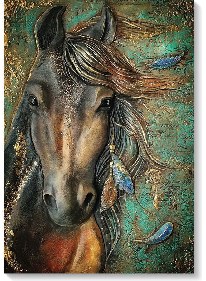 RYN لوحة فنية جدارية زخرفية متعددة الألوان 40 × 60 سم - Image 1