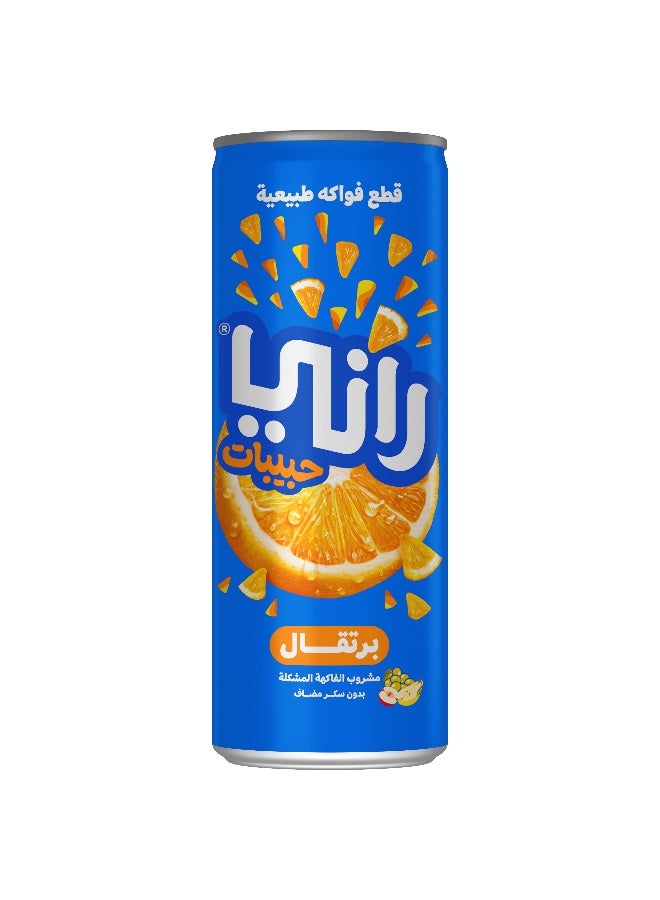 Rani عصير راني برتقال مع قطع، بدون سكر مضاف 240 مل في علبة × 24 عبوة - Image 4