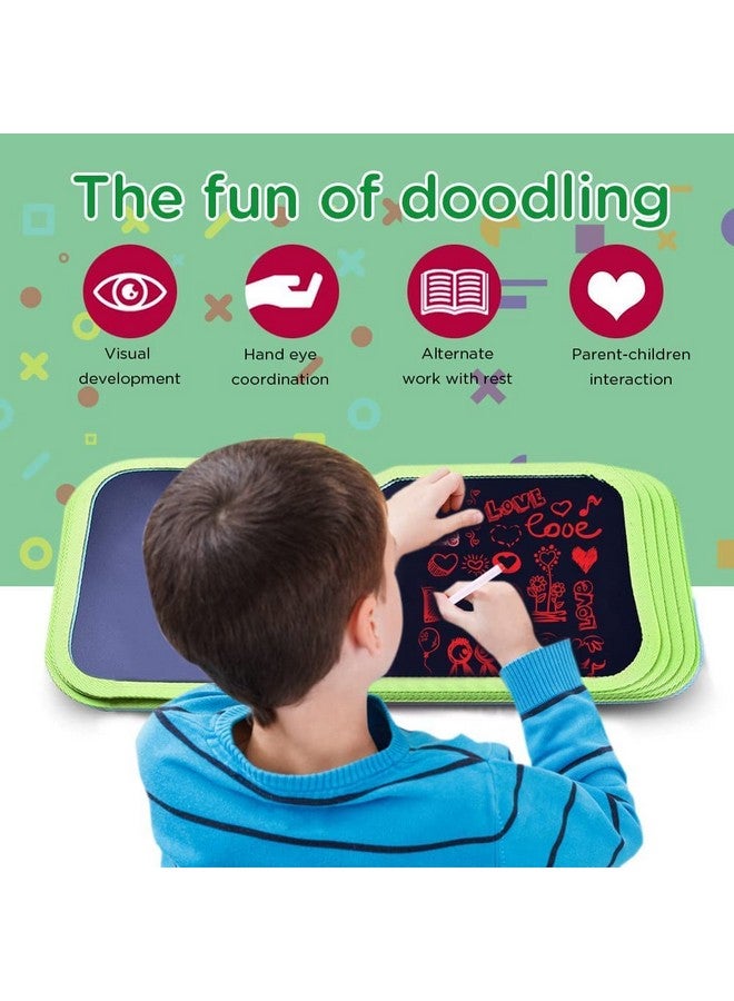 بلس بوينت دفتر رسومات قابل للمسح من PLUSPOINT للأطفال الصغار، ألعاب أنشطة، وسادات رسم قابلة لإعادة الاستخدام مع أقلام ألوان مائية، لعبة فنية للسفر، لعبة سيارة للرحلات البرية، مجموعة كتابة وتلوين للأولاد والبنات (14 صفحة) - Image 2