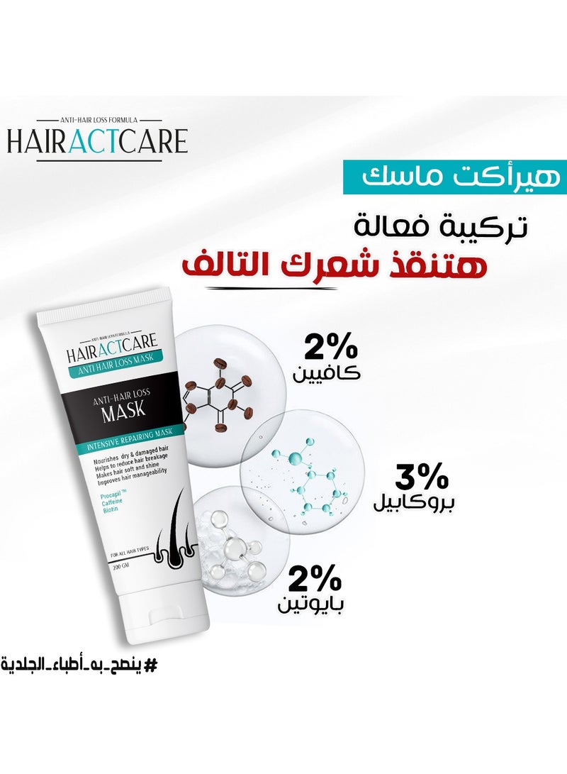 Hair Act Care Mask Anti-Hair Loss 200 ML - Image 2