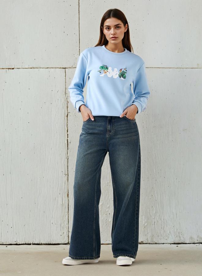 Kappa Women Tropical Print Sweatshirt - Image 2