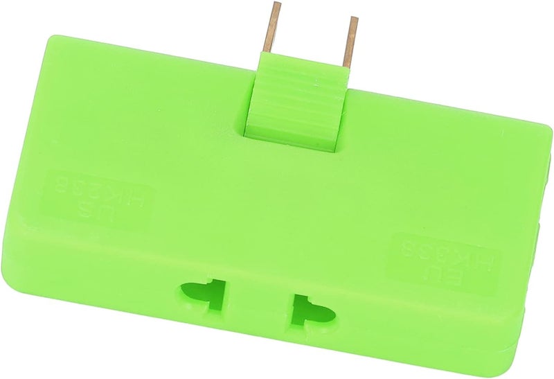 Plug Adapter Converter Compact 180° Rotation Travel Power for Worldwide Use (Green) - Image 2