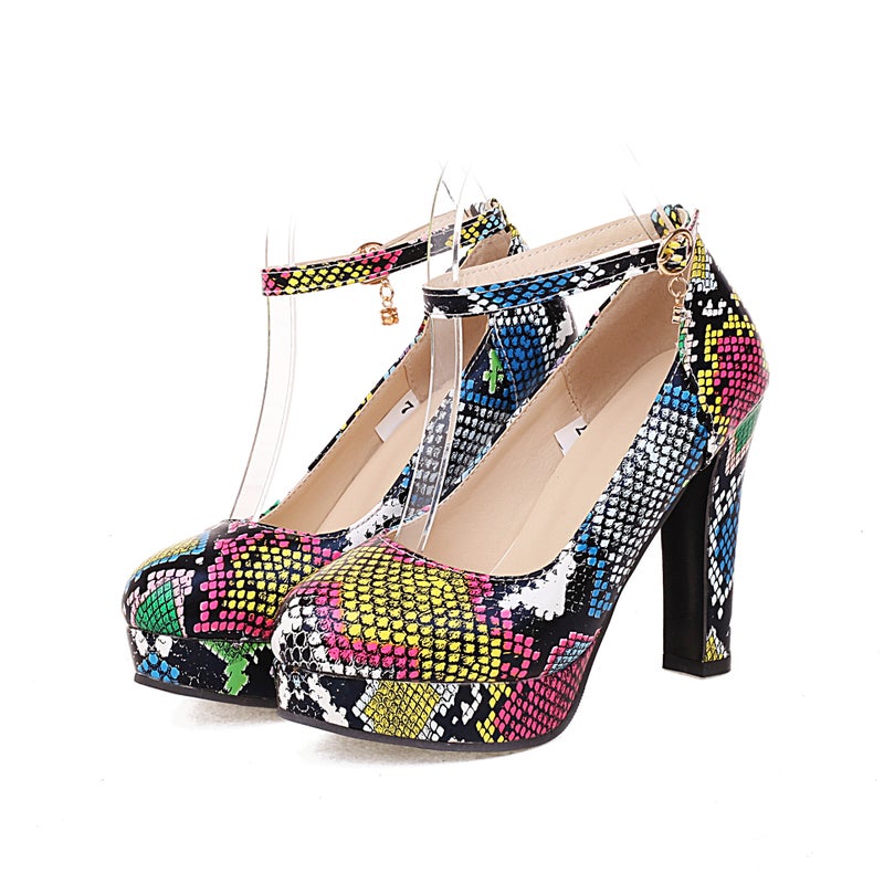Dropshopping New 2022 New Color 34-43 Yards Viscose Shoes Low Thick Heel Shoes - Image 1