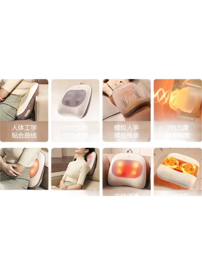 JD.com Jingzao Waist Massager, Back Massager Pad, Shoulder And Neck Massager, Cervical Spine And Shoulder Massager, Hot Compress Waist Protector, Birthday Gift For Women - Image 2