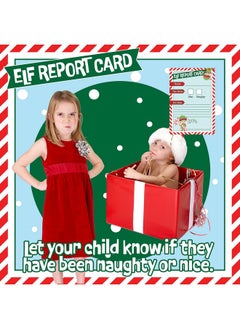 SCS Direct Elf Accessory Naughty Or Nice Report Cards, Jokes, X-Mas Activity Challenges For Your Shelf Elf - 50 Unique Cards - Make Christmas Fun For Kids & Family W Unique Holiday Treats From Santa & North Pole  - Image 4